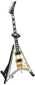 RR-086 Randy Rhoads White Flying V Mini Guitar - Picture 1 of 1