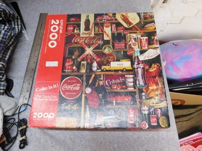 Vintage Springbok Coca-Cola Centennial 2000 Piece Jigsaw Puzzle Coke Is It - Image 1 of 4