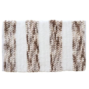 Alfombra de baño SOFT BALLS beige blanco suave alfombra de ducha alfombra de baño alfombra de ducha - Imagen 1 de 2