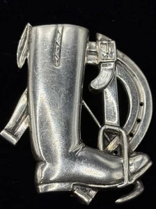 Vintage Spies Brothers Sterling Silver Boot Brooch 14 Grams X07 - Picture 1 of 8