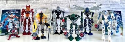 Bionicle Toa Mahri: 8910, 8911, 8912, 8913, 8914, 8915 la mayoría con manuales Foto 1 de 2