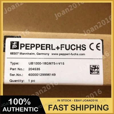 Pepperl+Fuchs New UB1000-18GM75-I-V15  SENSOR - Image 1 of 4