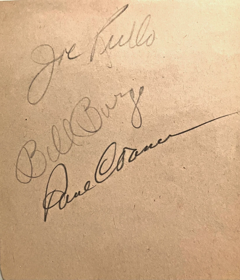 Paul Waner Autograph - MLB HOF - Image 1 of 1