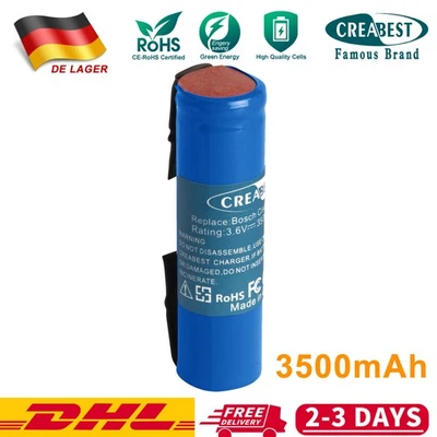 3500mAh Li-ion Akku Für Bosch Ciso IXO CISO XEO ISIO PSR Select 3,6 PTK 3,6 Li - Bild 1 von 4