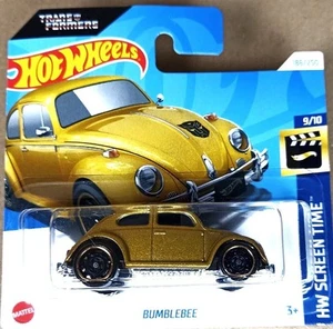 Hot Wheels - Bumblebee - Transformers - VW Beetle - Hw Sreen Time 2024 - HTF09- - Imagen 1 de 5
