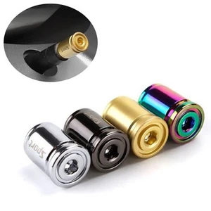Tire Valve Cap Zinc Alloy Accessories Anti-theft For Motorcycles Bikes - Picture 1 of 8