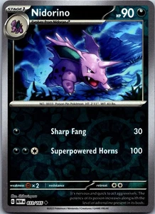 Nidorino 033/165 - SV: Scarlet & Violet 151 Reverse Holo - Picture 1 of 2