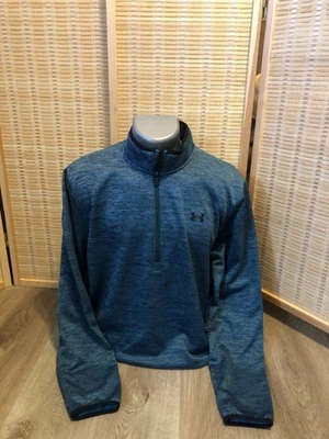 Under Armour Men's LS Long Sleeves Jacket Blue Loose Coldgear Large L (H63) - Image 1 of 4