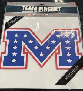 Imán Ole Miss Rebels Battle M de colección nuevo en paquete Ole Stock - Imagen 1 de 3