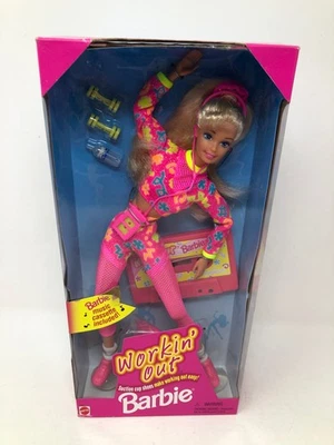 Barbie Workin' Out Doll 1996 by Mattel - Image 1 of 4