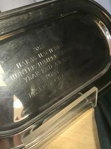 2018 Haras Hacienda Hunter/Jumper Year End Award Pony Reserve Champion metal ... - Picture 1 of 5