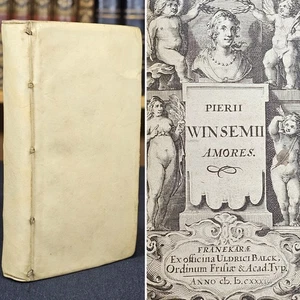 1631 RENAISSANCE LOVE POETRY Pierius Winsemius AMORES Neo-Latin Pierii Winsemii - Imagen 1 de 18