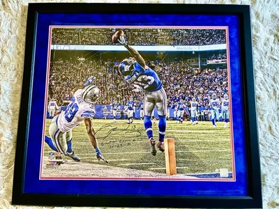 Odell Beckham Jr Signed 16x20 Framed Photo The Catch Signed Steiner Giants - Imagem 1 de 4