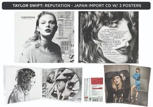 Taylor Swift Reputation Japan Limited Edition CD Album + Poster & OBI Strip 2017 - Picture 1 of 12