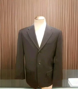 Valentino Men's 2 Piece 3 Buttons Blue Wool Suit 38R / Pants 32X31 - Picture 1 of 6