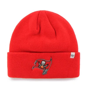 47 Brand Tampa Bay Buccaneers NFL Raised Cuff Beanie! Toque Cap Red Tom Brady - Picture 1 of 1