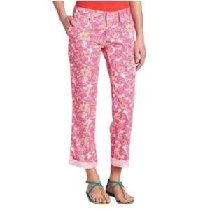 Pantalones Lilly Pulitzer Talla 0 Chum Bucket Whitney Nuevos sin Etiquetas Florales Playa Coloridos - Imagen 1 de 7