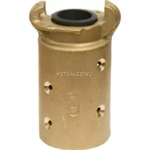 SOSTITUISCE CLEMCO 00566 OTTONE SABBIATO ATTACCO RAPIDO PER TUBO ID 1 1/2" Q-4-BR - Foto 1 di 1