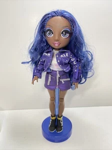 Rainbow High Doll Krystal Bailey purple hair fashion doll With Stand - Picture 1 of 10
