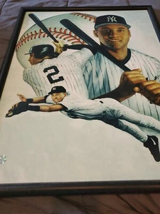 DEREK JETER CANVAS- BEAUTIFUL ARTWORK - Picture 1 of 14
