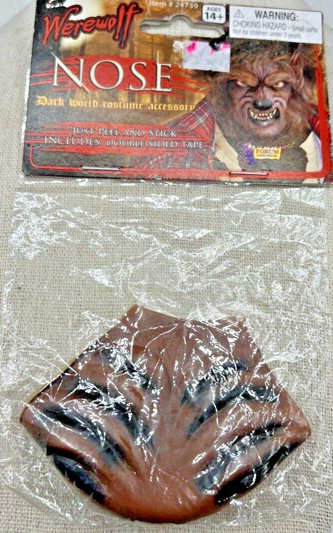 Werewolf Wolfman Rubber Nose Costume Accessory Halloween | eBay