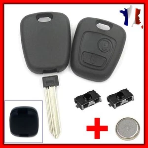 Coque Plip Clé Pour Peugeot Partner Expert 406 SANS VIS +2 Switchs +Lame+PIle - Imagen 1 de 3