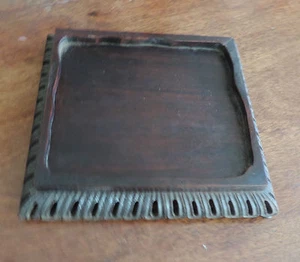 Antiguo soporte de exhibición chino de madera tallada para jarrón o figura Kangxi siglo XIX - Imagen 1 de 7