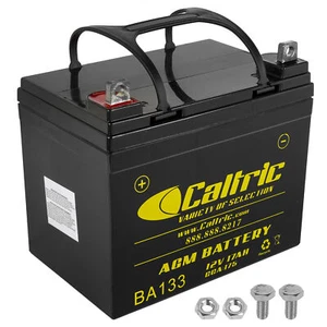AGM Battery For John Deere LA130 LA140 LA145 LA155 LA165 48 Inch Deck - Picture 1 of 7