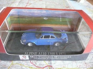 RENAULT Alpine A 1100 1300 S 1971 Atlas Voitures Mythiques 1/43 en boite - Imagen 1 de 1