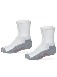 Wrangler Youth Boys Girls Cotton Crew Socks 2 Pair Pack - Picture 1 of 5