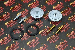 2 x Yamaha Banshee Vito's TORS REMOVAL CAPS carburetor carb tops + idle screws - Picture 1 of 1