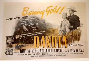 Dakota 1945 Original Vintage Movie Trade Release Print Ad - John Wayne - Picture 1 of 3