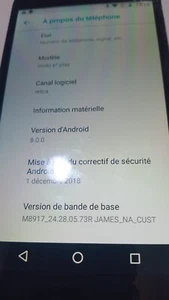 MOTOROLA moto e5 play xt1921-1 unlocked read - Photo 1 sur 5
