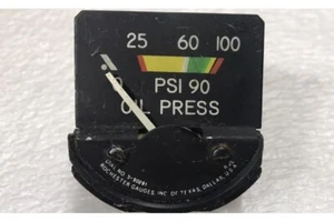 5-90291, 6246-00143, Cessna Aircraft Oil Pressure Cluster Gauge Indicator - Picture 1 of 2