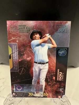 2021 Skybox Metal Universe Champions Spectrum Zecheng Dou Marty #89 Rookie RC - Image 1 of 2