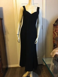 ANNE KLEIN II ZWEITEILIGES SCHWARZES KLEID MIT BOLERO VISKOSE MISCHUNG GRÖSSE 4 - Bild 1 von 4