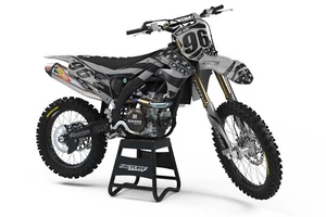 USA flag Custom dirt bike graphics Kawasaki KX KXF - most models available - Foto 1 di 4