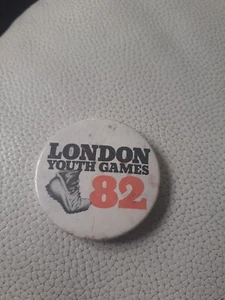 London Youth Games 1982 Vintage Abzeichen - Bild 1 von 3