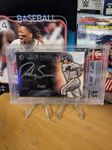 2016 Bowman Inception New Dawn Auto Dansby Swanson 8/10 BGS 8.5/10 - Picture 1 of 2