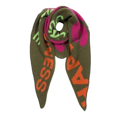 MARKENLOS Schal Tuch Dreieckstuch Stricktuch Dreieck Muster versch. Farben