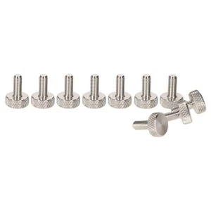 PrecisionGeek - Rändelschrauben M4 x 10 mm Aluminium flach (10er Set) - Bild 1 von 1