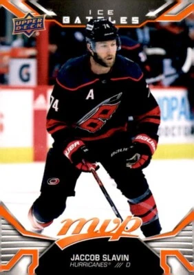 2022-23 Upper Deck MVP Ice Battles #101 Jaccob Slavin Carolina Hurricanes - Image 1 of 2