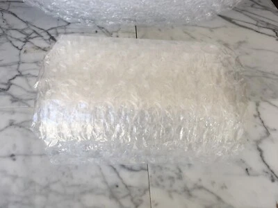 Large Bubbles 1/2" Plastic Wrap Cushioning wrap 12"x10FT Perforated every 12" - Image 1 of 3