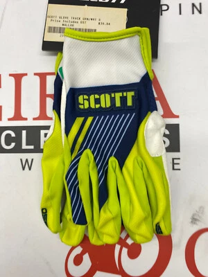 SCOTT 350 TRACK GLOVE GREEN/ WHITE S only 2375821075006 - Image 1 of 2