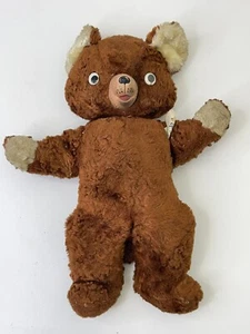 Cubbi Gund Creation Vintage Teddy Bear Rubber Nose Google Eyes Grunts When Shook - Picture 1 of 8