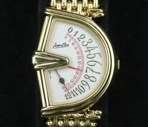 Vintage Jean d’Eve Gold Plated Sectora watch Box & Papers - Picture 1 of 17