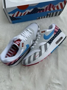 Nike Air Max 1 x PARRA | Blanco | Talla UK8.5 US9.5 EU43 | AM1 AMS Cloud 2018 - Imagen 1 de 14