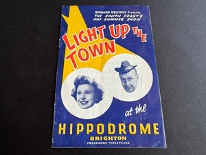 Brighton Hippodrome Theatre Programme - w/c 7th July 1956 "Light up the Town" - Picture 1 of 4