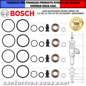 x4 KIT JOINT INJECTEUR BOSCH MOTEUR TDI 1.2 1.9 2.0 ★AUDI-VOLKSWAGEN-SEAT-SKODA - Foto 1 di 10