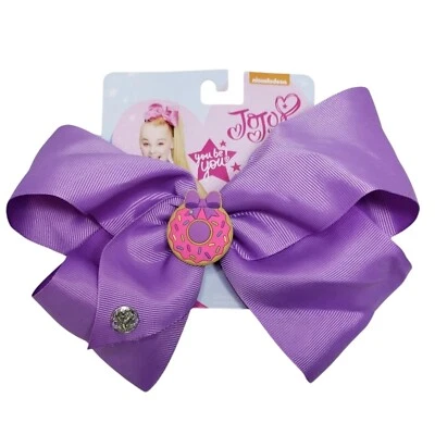 Pinzas para lazos para el cabello JoJo Siwa colección de lazos grandes morados accesorios para niñas Foto 1 de 4